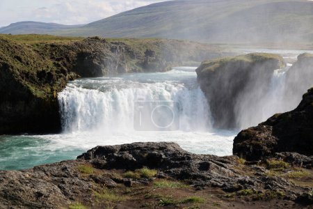 Godafoss waterfall the waterfall of the Gods- Iceland 