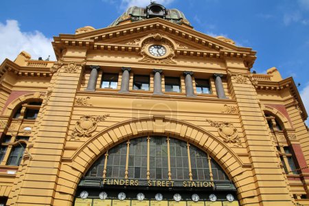 Melbourne Flinders Street Bahnhof, Australien