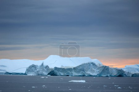 Icebergs in the Disko Bay, Greenland, Denmark