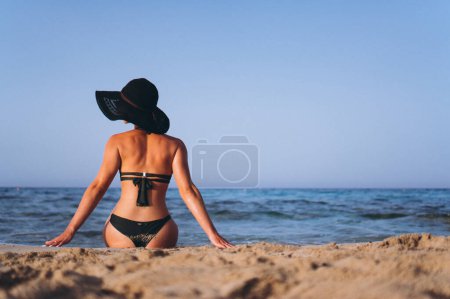 Photo for Beautiful woman by the ocean - Royalty Free Image