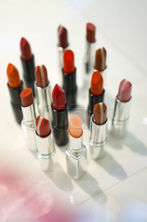 Photo for Set of lipsticks on white background isolated - Royalty Free Image