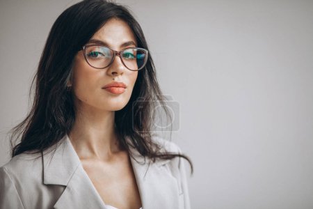 Photo for Portrait of a young business woman in office - Royalty Free Image