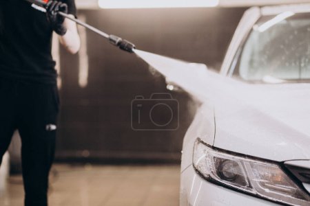 Photo for Car wash detailing station - Royalty Free Image