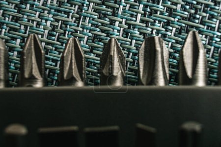 Close Up of a Set of screwdriver Heads