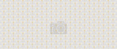 Photo for White and gold hexagon design, Pyramid 3D pattern background. Abstract geometric texture collection design. Vector illustration, 3D polygon shapes background - Royalty Free Image