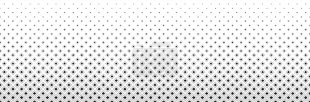 Téléchargez les illustrations : Mélangé carré de ligne noire sur blanc pour le motif et le fond, conception abstraite de collection de texture géométrique. - en licence libre de droit