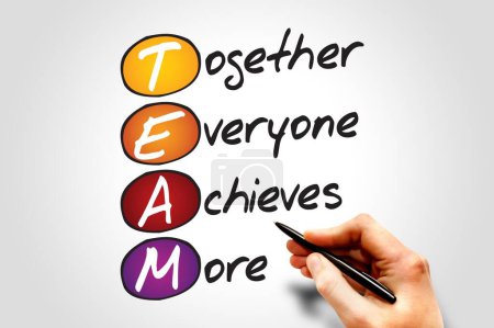 Photo for Together Everyone Achieves More - Royalty Free Image