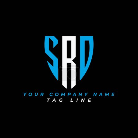 Illustration for SRD letter logo creative design with vector graphic Pro Vector - Royalty Free Image