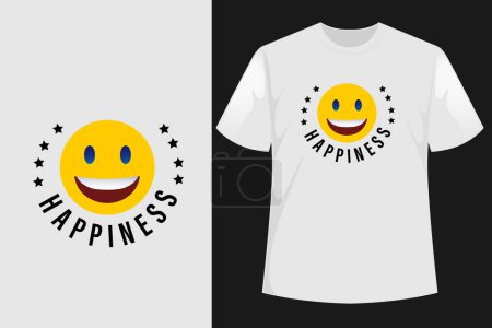 Téléchargez les illustrations : Le bonheur est de voir votre mère sourire conception de t-shirt de la fête des mères - en licence libre de droit