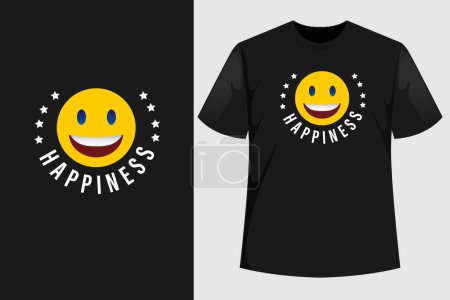 Téléchargez les illustrations : Le bonheur est de voir votre mère sourire conception de t-shirt de la fête des mères - en licence libre de droit