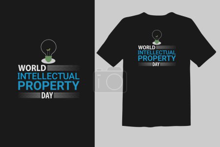 Foto de Día Mundial de la Propiedad Intelectual Diseño de Camisetas, Diseño Tipográfico, Diseño de Vectores - Imagen libre de derechos