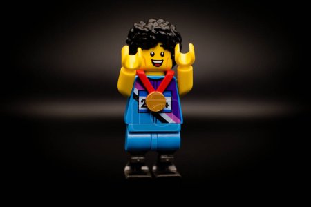 Photo for Warsaw, Poland, January 11th 2024. Everyone is equal! Lego minifigure and all other bricks are made by THE LEGO GROUP. - Royalty Free Image