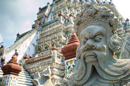 Téléchargez les photos : Un temple à Bangkok, Thaïlande - en image libre de droit