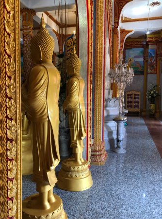Buddha statue in thai temple, Wat Phra Kaew.