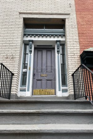 Facade of a house in New York.