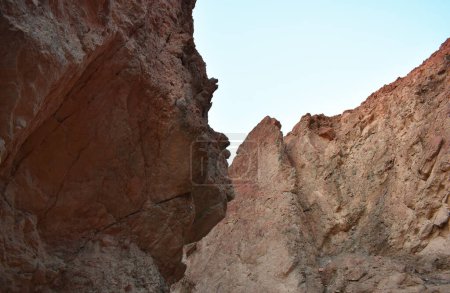 Red Rock Canyon in der Wüste Sinai. Ägypten. Afrika.  