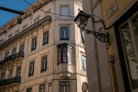 Streets and architecture of Lisbon, Portugal.