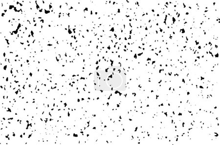 ein weißer Hintergrund mit schwarzen Flecken und Punkteeffekt, ein schwarz-weißer Vektor mit einem großen Bereich von Schmutzgeräuschpunkt-Effekt für Design-Overlay-Textur, schwarz-weißer Grunge-Textur-Hintergrund