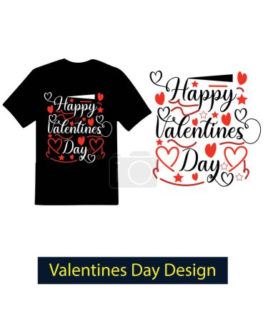 Téléchargez les illustrations : "Exprimez votre amour avec notre t-shirt de la Saint-Valentin, avec un design chaleureux de cœurs entrelacés et "Love in Bloom". Parfait pour partager l'affection en cette journée spéciale." - en licence libre de droit