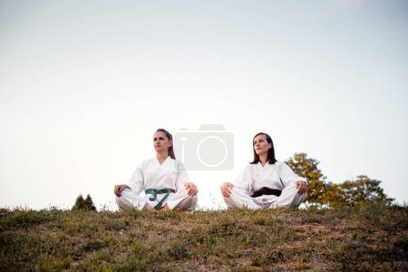 An image of two martial arts fighters.