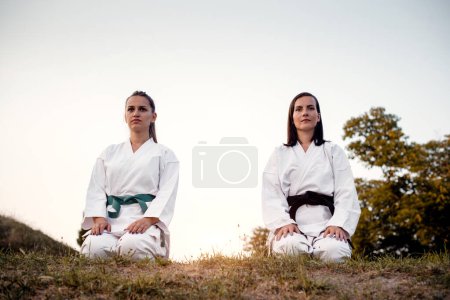 An image of two martial arts fighters.