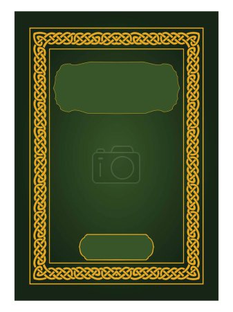 Arabic book cover design template