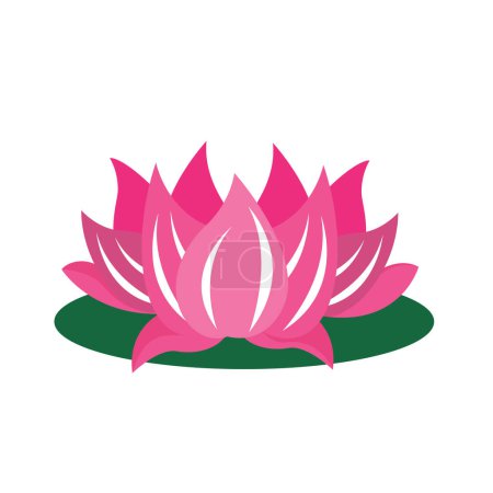Illustration for Lotus Flowers for meditating vector illustrations - Royalty Free Image
