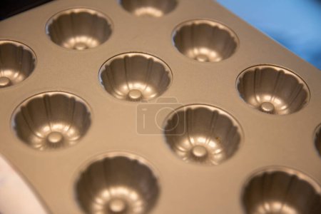 Photo for Mini Bundt Cake Pan with nothing in it - Royalty Free Image