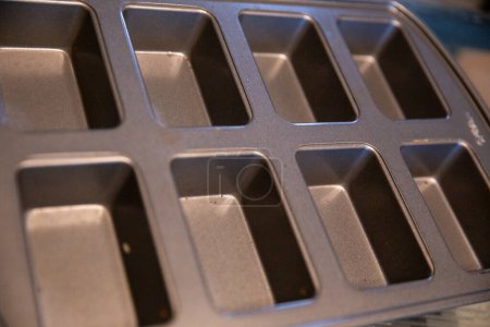 Photo for Mini Loaf Pans for baking muffins - Royalty Free Image