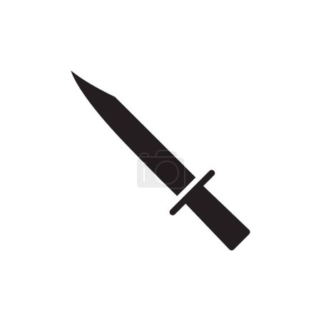 Messer Symbol Vektor Design Illustration