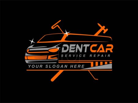 Illustration for Dent car logo vector illustration - Royalty Free Image