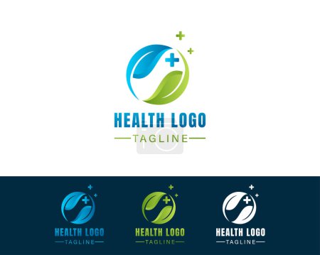 Ilustración de Logo salud logo salud logo salud logo salud logo salud logo salud - Imagen libre de derechos
