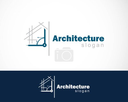Illustration for Architecture logo creative design template - Royalty Free Image