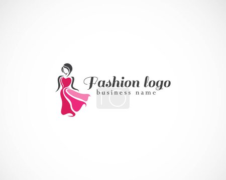 Illustration for Fashion logo creative design template - Royalty Free Image