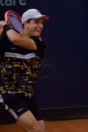 Photo for Fifth day of the ATP Challenger 125 cup in Naples, Passaro defeats Napolitano. 28/03/2024 - Royalty Free Image