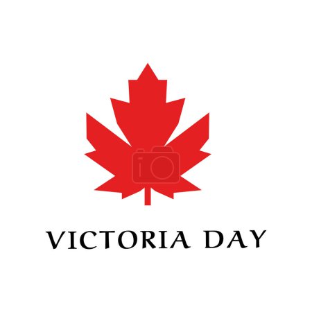modern victoria day logo for victoria day