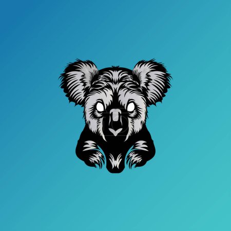 Koala gaming logo design for esports logo