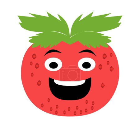 Das Erdbeer-Maskottchen, Ihr Erdbeer-Logo-Symbol, Iconic Berry Buddy
