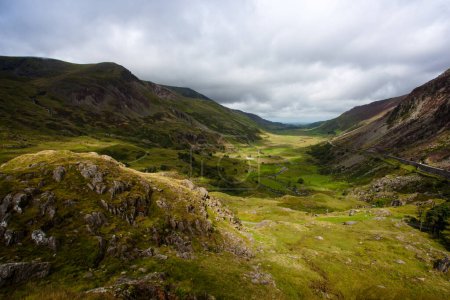 Foto de Valle de Nant Ffrancon, Snowdonia, Gales - Imagen libre de derechos