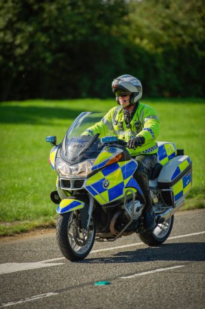 Foto de Policía motociclista, Essex, Inglaterra, Reino Unido - Imagen libre de derechos