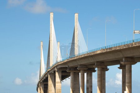Téléchargez les photos : Ponte estaiada Aracaju-Barra dos Coqueiros. - en image libre de droit