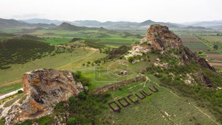 Ruines de la forteresse de Chapala dans la région de Kvemo Kartli en Géorgie