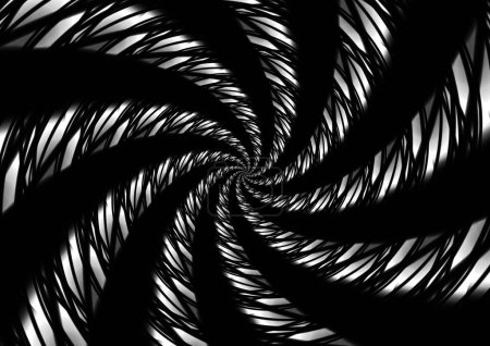 Photo for Abstrack background Spiral Black and White. - Royalty Free Image
