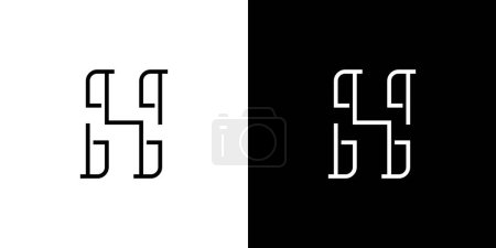 Modern and unique letter H initials logo design 2