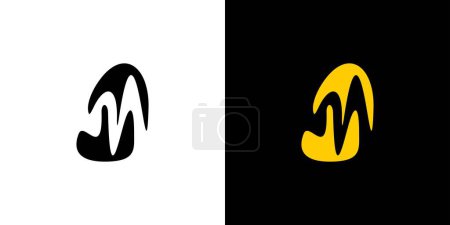 Unique and bold M logo design 2