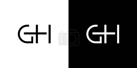  Design unique et moderne du logo GH 