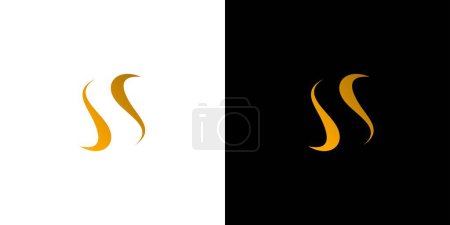 Luxuriöses und einzigartiges S-Logo-Design