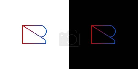 Modern and sophisticated R logo design	