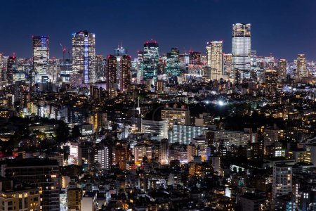 Photo for Night view of Tokyo, Japan. - Royalty Free Image
