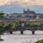 Twilight Over Prague: View from Vyehrad